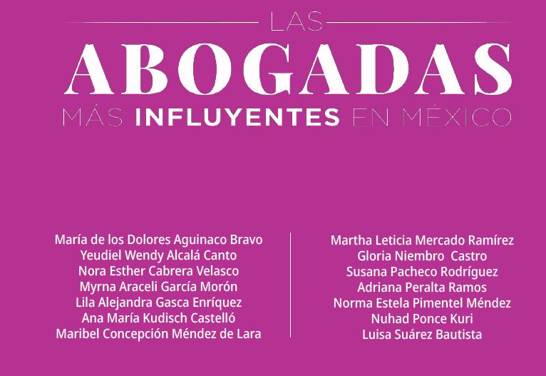 foro jurídico Las Abogadas Más Influyentes en México 2021