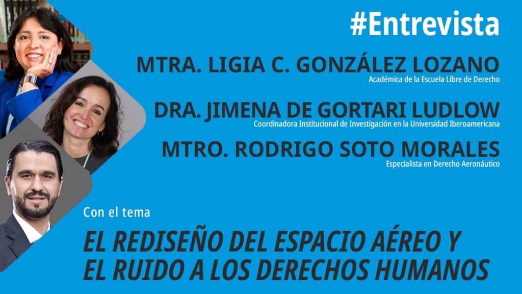 foro jurídico El rediseño del espacio aéreo y el ruido a los derechos humanos