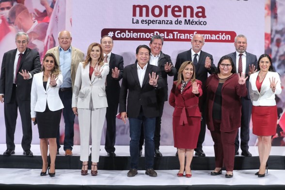 foro jurídico Gobernadores de Morena piden al INE reconsiderar el aplazamiento de la revocación