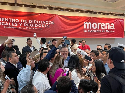foro jurídico Marcelo Ebrard anuncia gira nacional previo a encuesta de Morena