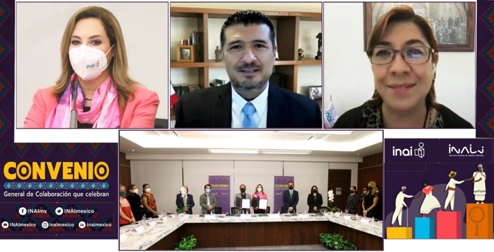 foro jurídico INAI E INALI firman convenio para promover el derecho a saber entre personas hablantes de lenguas indígenas