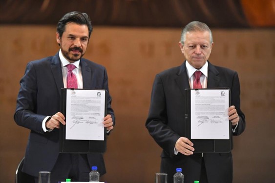 foro jurídico La SCJN y el IMSS firman convenio por la justicia, la salud y la seguridad social
