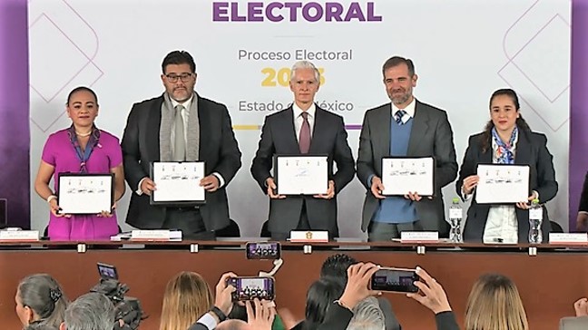 foro jurídico Firman acuerdo por la Integridad electoral en Edomex