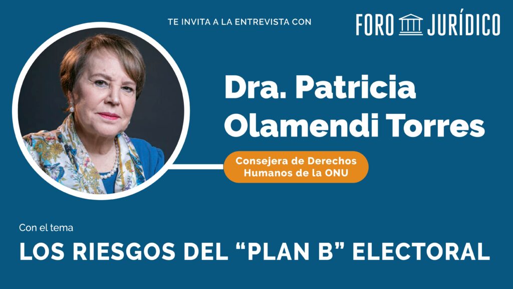 foro jurídico entrevista con Patricia Olamendi