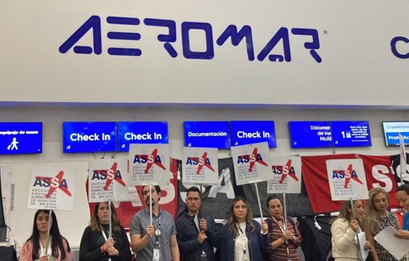foro jurídico Personal de Aeromar se va a huelga