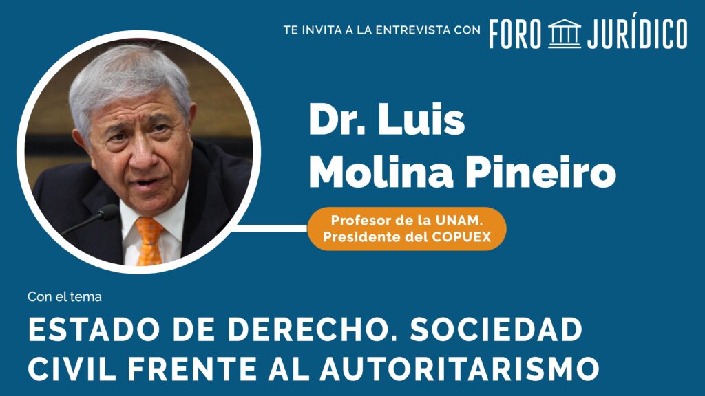 foro jurídico entrevista Luis Molina Pineiro