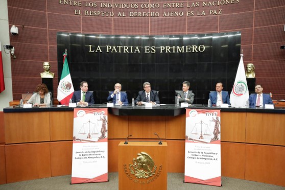 foro jurídico Senado celebra convenio con Barra Mexicana Colegio de Abogados