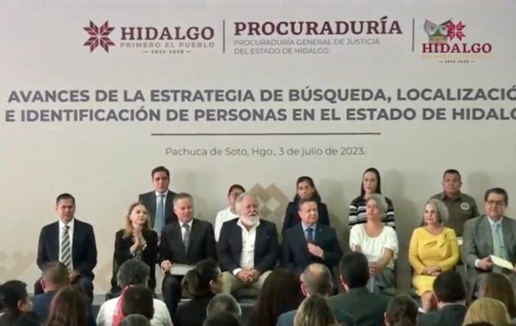 foro jurídico Presentación de avances de la Estrategia de Búsqueda, Localización e Identificación de Personas en el Estado de Hidalgo