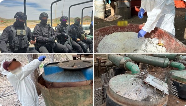 ICE informó que lideró el desmantelamiento de narcolaboratorios en suelo mexicano