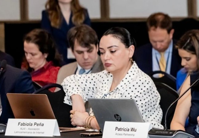 Fabiola Peña gerente regional de la Asociación Latinoamericana de Internet