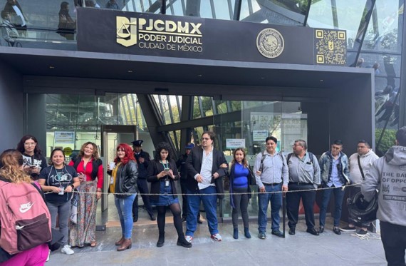 Paro en el Poder Judicial de la CDMX, trabajadores piden mejoras laborales