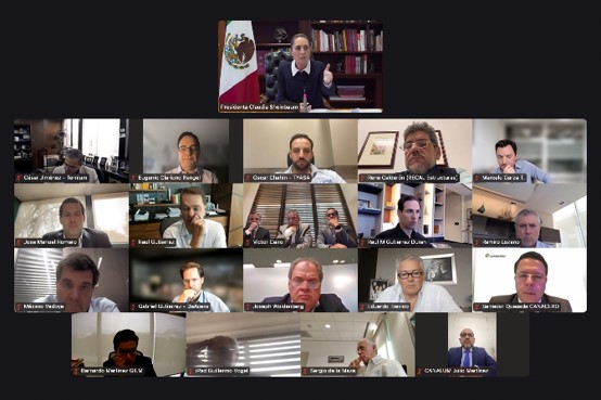 Sheinbaum se reune con empresarios acereros
