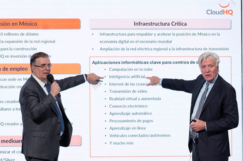 Instalación del campus de centros de datos de CloudHQ en Querétaro