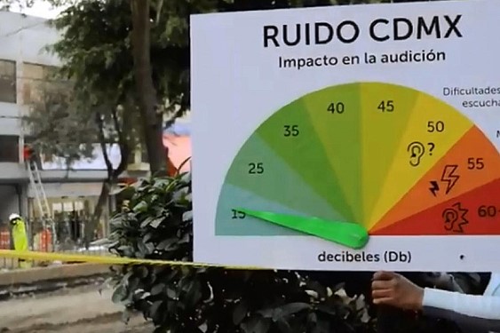 Ruido en la CDMX Foto de Gaceta UNAM