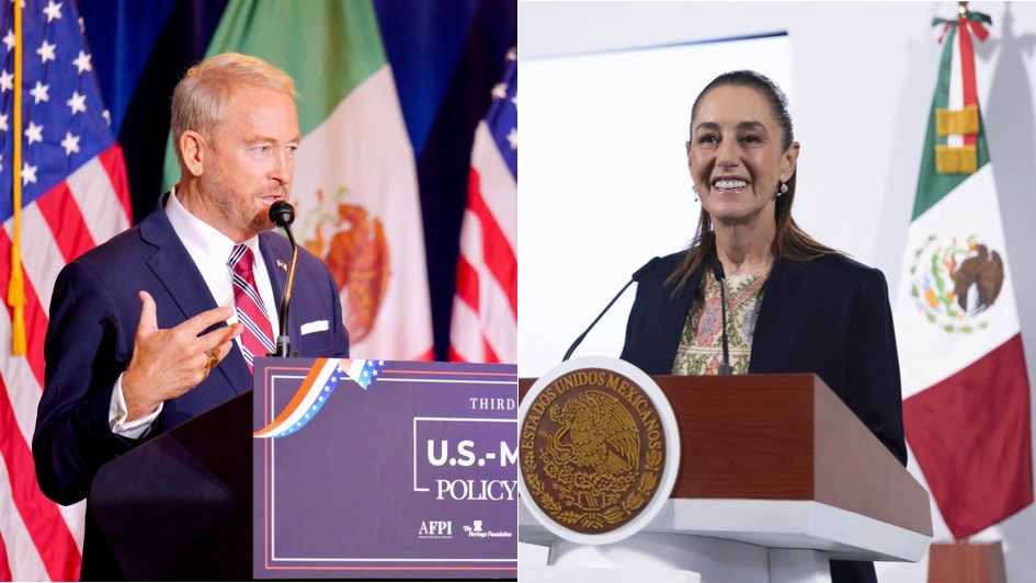 Sheinbaum celebra acuerdo con EEUU para frenar tráfico ilegal de armas
