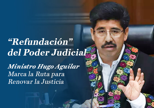 Hugo Aguilar Ortiz, minitro presidente de la SCJN