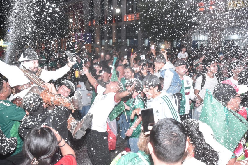 Festejos por mundial en México